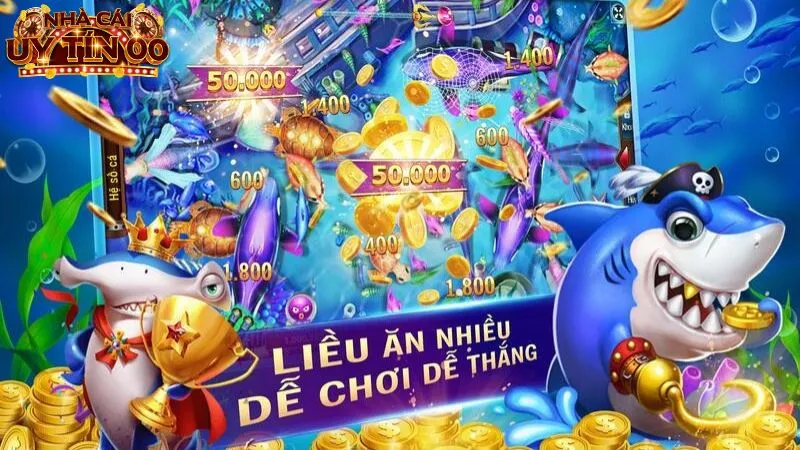 Game bắn cá mang lại những phần thưởng giá trị thực