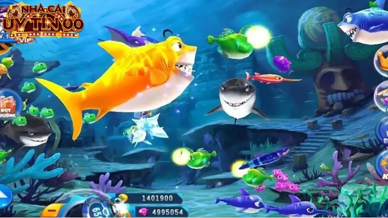 Game bắn cá 5D cung cấp nhiều vũ khí và vật phẩm hỗ trợ hiệu quả