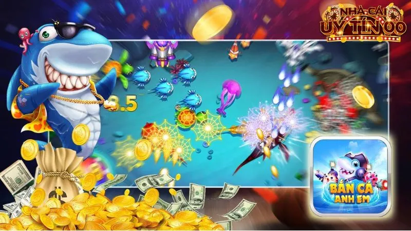 Kho vũ khí đa dạng của game săn cá anh em