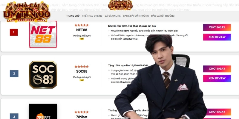 CEO Tony Pham là người dẫn dắt Nhà Cái Uy Tín